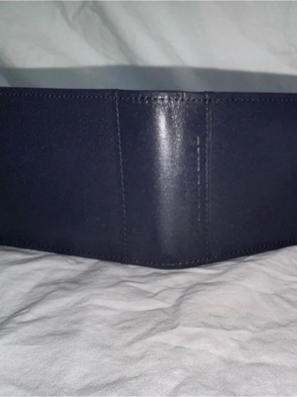 Burberry’s Black Leather Men's Wallet with Plaid Interior
